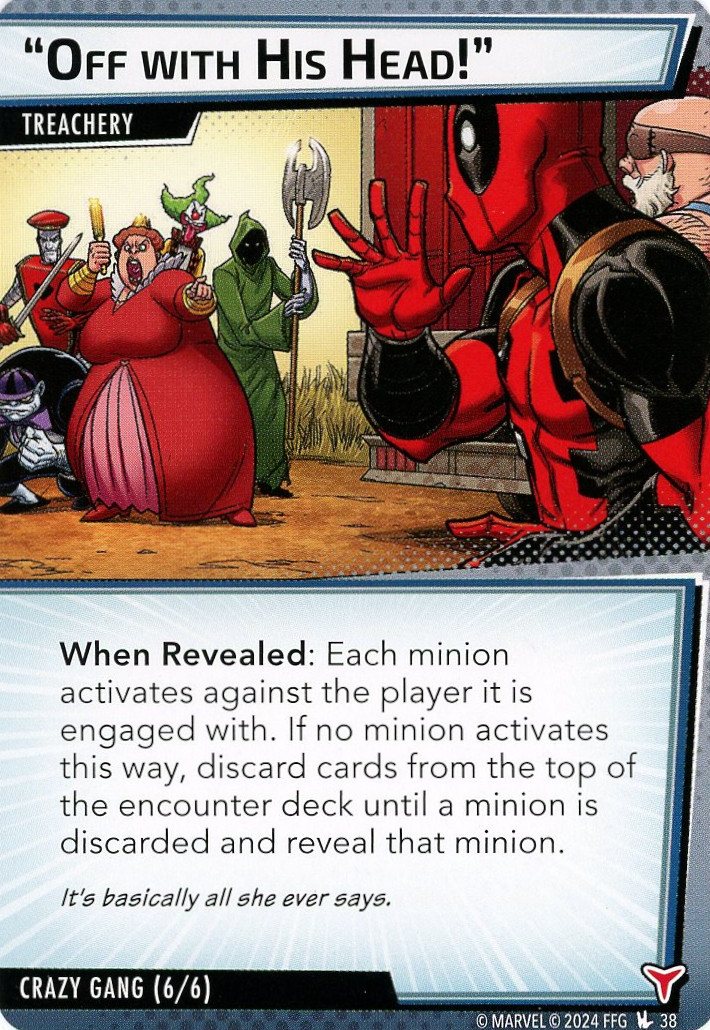 "Off with His Head!"