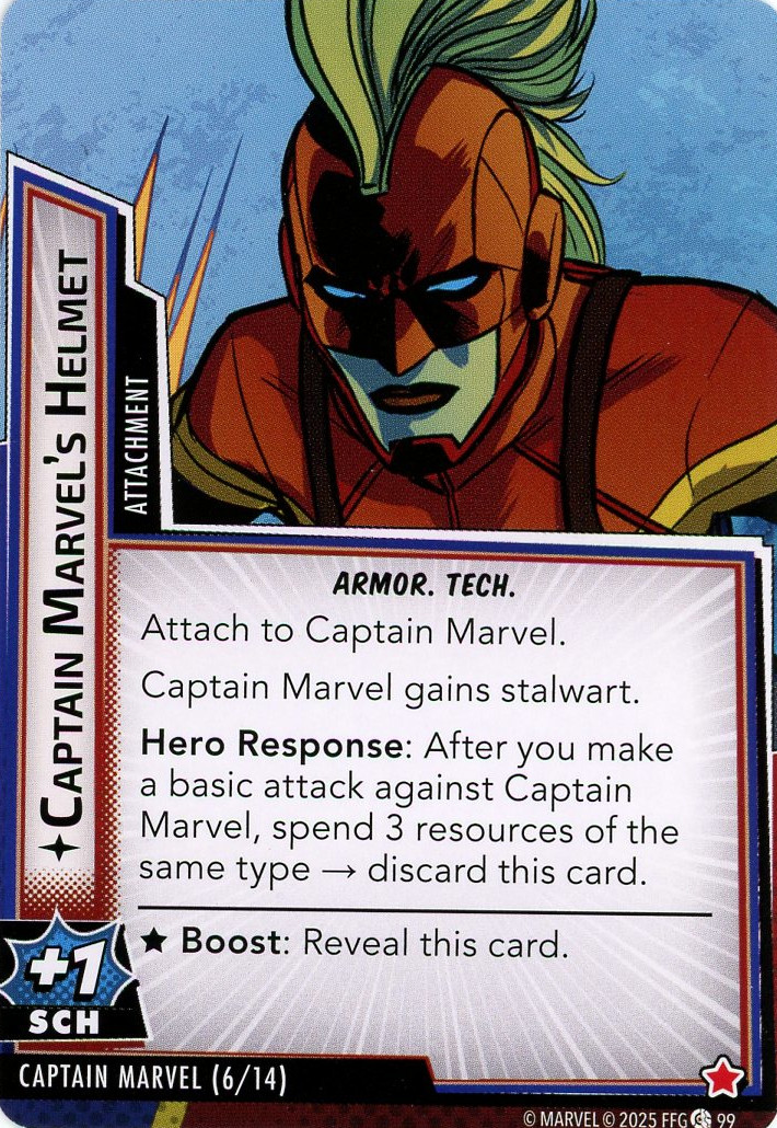 Captain Marvel's Helmet